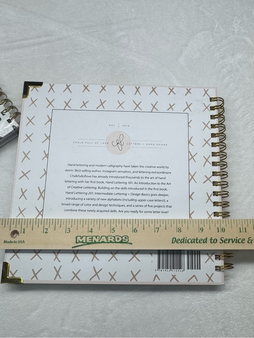 Hand Lettering 201 Intermediate Lettering + Design Basics - White & Gold - Picture 11 of 11